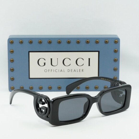 Gucci GG1325S 001 Square Sunglasses - Black main image 7
